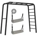 BERG PlayBase Medium TL Black inkl. 2 Schaukelsitzen