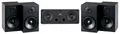 McGrey BSS-265 / CS-440 BK 5.0 Surround Lautsprecher Set - Satelliten HiFi-Boxen für 5-kanaligen Surround-Sound - 2-Wege Full-Range Boxen für Musik, Heimkino und Surround-System - Schwarz