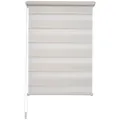 LIEDECO Doppelrollo "Klemmfix", natur, Polyester - beige