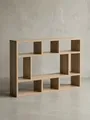 KADIMA DESIGN Wandregal Wandregal WL5.809 Sonoma Eiche 75x51x16 cm Holz Hängeregal Modern, Bücherregal Schmal, Dekoregal Schweberegal Wohnzimmer, Design Wandboard Freischwebend, Holzregal Regal für die Wand