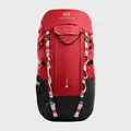 NORDKAMM Trekkingrucksack 50L, Rucksack für Reisen, Damen, Herren, rot