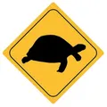 Autoaufkleber Sticker Achtung Schildkröte Aufkleber