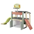 Smoby Life - Fun Center Sport-Spielhaus für Kinder ab 2 Jahre (284x203x176 cm) mit 62% Recycling-Anteil - XXL Outdoor-Kinderhaus mit Multi-Sportbereich & Rutsche für Garten oder Terrasse
