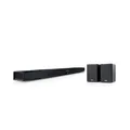 Teufel CINEBAR LUX Surround 5.0 Set - Soundbar mit Kabellosen Aktiv Rear-Speaker, Dolby Audio, W-LAN, Bluetooth, Multiroom, 4K-Pass-Through, Dynamore 3D, HDMI 3D ARC CEC - schwarz