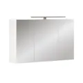 Badspiegelschrank Vicco Lavio 100 x 60 cm mit 3 Türen und LED-Beleuchtung