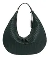 abro Leather Piuma Weaving Hobo Bag Nana L Schultertasche Tasche Pixie Green Neu
