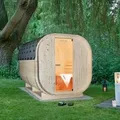 Home Deluxe Outdoor Sauna CUBE XL für bis zu 6 Personen