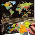 Weltkarte zum Rubbeln + BONUS Deluxe Europa Karte. Das KompletteSet mit allen...