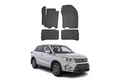 OMAC Auto-Fußmatten für Suzuki Vitara 2018-2025 Gummimatten Schwarz (4 St), für Suzuki Vitara 2018-2025 Suzuki Vitara 2018-2025, Antirutsch,Wasserfest,Einfache Installation