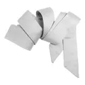 Satin Sash Gürtel Damen Schleife Brautjungfern Hochzeit Soft Grau L-XL