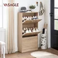 Schuhschrank 3 Klappen Schuhkipepr Schuhbank Schuhregal  SONGMICS LBC03NL