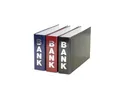 Livepac Office Bankordner 3 Bankordner / 140x250mm / für Kontoauszüge / Farbe: je 1x rot, blau