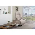 Sit & More Relaxsessel, Beige, Metall, 74x111x77 cm, Goldenes M, Oeko-Tex® Standard 100, Made in Europe, DGM-Klimapakt, Aufstehhilfe, Sitzfläche 360° drehbar, gepolsterte Armlehnen, Wohnzimmer, Sessel, Relaxsessel