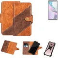 Handy-Hülle für TCL Ion X Wallet Case Cover Smarthphone Braun