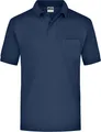 Klassisches Piqué Polohemd mit Brusttasche navy, Gr. XXL