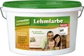 Lehmfarbe pronatur naturweiße Wandfarbe innen matt feuchtigkeitsregulierend 5L