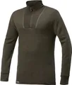 Woolpower Zip Turtleneck 200 pine green - Größe XS
