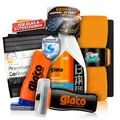 Soft99 Glaco DX + De Cleaner + Compound Roll On Set inkl. 2 Mikrofasertücher