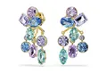 Swarovski Ohrring-Set Swarovski Ohrringe Gema Ohrring-Jackets, 18k Goldplattiert 5737450