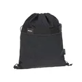 BOLD Lässig Kinder Turnbeutel Sportbeutel mit Rucksackfunktion/School String Bag Bold black