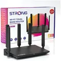 STRONG WI-FI 7 DUAL-BAND-ROUTER 3600 Mbit/s 2.5 Gigabit WLAN schwarz
