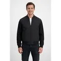 BOSS ORANGE Bomberjacke Ze_Smartcore Regular Fit, 2-Wege-Zipper, Ärmel aus Sweatqualität schwarz L (50)