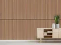 JANGAL Modular Wall Akustikpaneel, Echtholz Furnier Eiche (52x104 cm), Modulares Wandpaneel, mit recyceltem PET-Filz, zum Kleben oder Schrauben, Wandverkleidung, Wand Deko (Davert Oak Furnier)