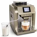 Acopino Monza Kaffeevollautomat champagner für cremigen Kaffee und Milchgetränke