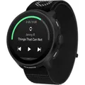 Suunto Suunto Run mit Nylonarmband GPS Uhr (Größe One Size, schwarz)