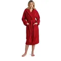Moeve Bademantel Superwuschel, Rot, Textil, besonders flauschig, Badtextilien, Bademäntel, Bademäntel Damen