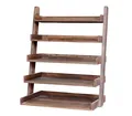 Regal für Tisch Theke Arbeitsfläche 5 Fächer Holz H 74cm Chic Antique 41068400