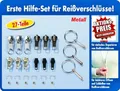 Reißverschluss Reparaturset 27 Teilig Zipper Schieber inkl. Greifringe Metall