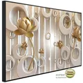 papermoon Infrarotheizung "EcoHeat - Muster mit Blumen", Matt-Effekt - bunt