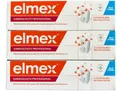 3x elmex KARIESSCHUTZ PROFESSIONAL Zahnpasta Zuckersäuren-Neutralisator (3x75ml)