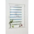 Doppelrollo Delphi, K-HOME, Lichtschutz, ohne Bohren, Klemmfix, im Fixmaß braun 120 cm x 150 cm