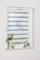 K-home Klemmfix Doppelrollo Denia ohne Bohren Petrol-Grau 120 x 150 cm (B x L) Design:Blume