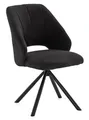Polsterstuhl Esszimmerstuhl Stuhl Wohnzimmerstuhl Drehstuhl 1VPE Schwarz