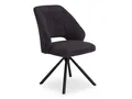 Polsterstuhl FADRI BHT 54x87x65 cm schwarz Esszimmerstuhl