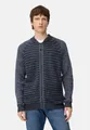 camel active Strickjacke im Bomberstil Langarm Stehkragen