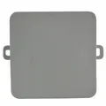 Abzweigkasten Aufputz, IP 54, 85 x 85 x 40 mm, grau