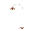 Globo Elegante Bogen Steh Stand Leuchte Lampe Kupferfarbig 1x E27 höhenverstellbar NEWCASTLE 58227C, medium