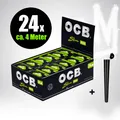 24er Box OCB Premium Rolls Slim Papers Blättchen Zigarettenpapier langes Papier