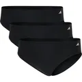 ADIDAS adidas Damen Slips, 3er Pack - Bikinislips, Active Light Flex , Unterwäsche, Logo, einfarbig