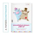 Einhorn Schnuffeltuch nähen: Papierschnittmuster Einhorn/Pferd “LADY LU”