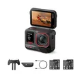 Insta360 Ace Pro 2 - Dual-Akku 8K Action-Cam mit Leica Objektiv, Videokamera für Sport, 1/1,3" Sensor, Dual-KI-Chip, führende Schwachlichtleistung & Audio, Flipscreen & KI-Editing für Vlogging