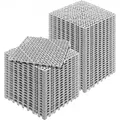 VEVOR Ineinandergreifende Fliesen 50 Stk. Bodenfliesen Drainage-Bodenfliesen, Bodenfliesen 30 x 30 cm Au_enbereich Quadratische Bodenfliesen