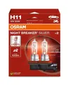 2x H11 12V 55W PGJ19-2 NIGHT BREAKER® SILVER +100% OSRAM Autolampe