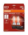 2x OSRAM NIGHT BREAKER® SILVER H11 GLÜHLAMPE 12V PGJ19-2 | 64211NBS-2HB