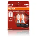 OSRAM NIGHT BREAKER® SILVER H11 HALOGEN SCHEINWERFERLAMPE 12V