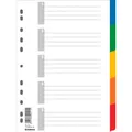 Donau Trennblätter, pp, a4, 225x297mm, 5+1 blatt, farbig sortiert (41959753)